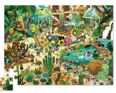 Crocodile Creek Botanical Garden Puzzle 48-Piece | Teaching Aids To Go