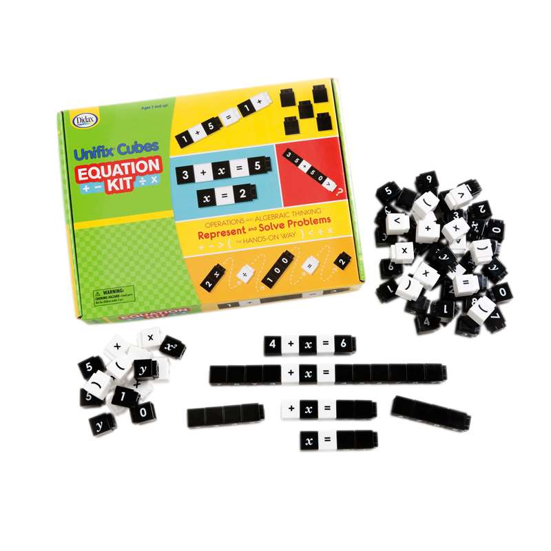 DD211305: Unifix Cube Equation Connection Kit by Didax | Teaching Aids ...