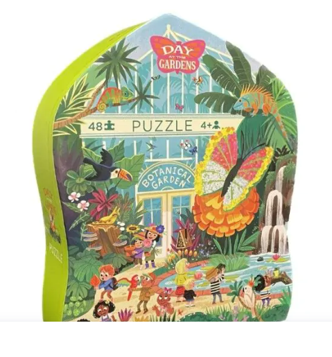 Crocodile Creek Botanical Garden Puzzle 48-Piece | Teaching Aids To Go