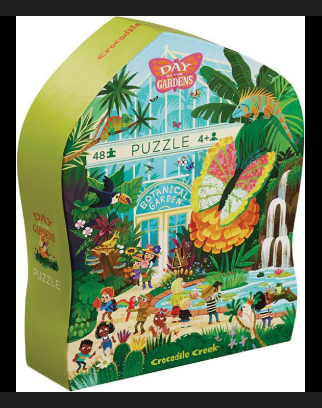 Crocodile Creek Botanical Garden Puzzle 48-Piece | Teaching Aids To Go